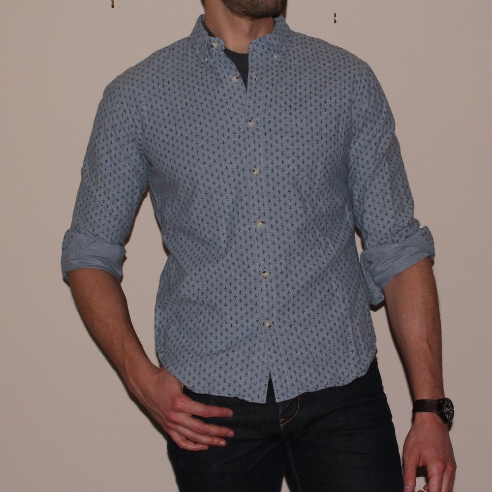 J. Crew Chambray Button Down Shirt